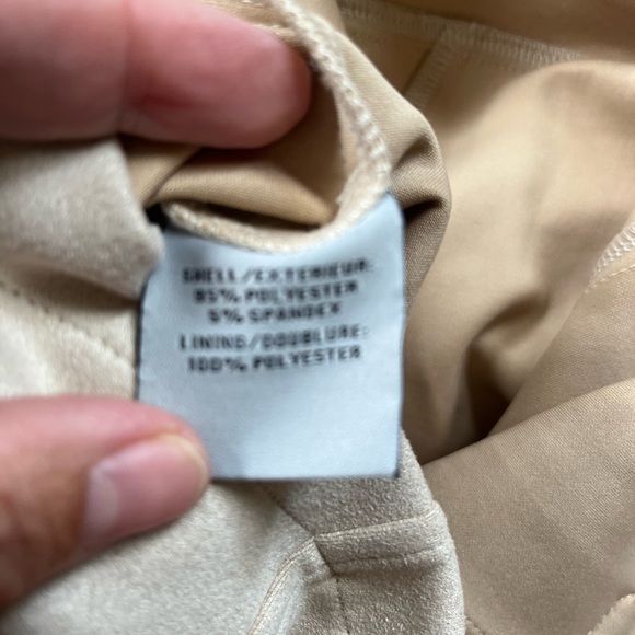 Bagatelle collection woman’s size large polyester/spandex cream colored jacket - Picture 8 of 9